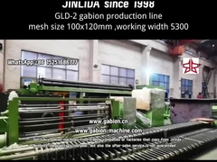 GLD-2 Wysokiej prędkości automatyczne sterowanie PLC linii produkcyjnej gabion