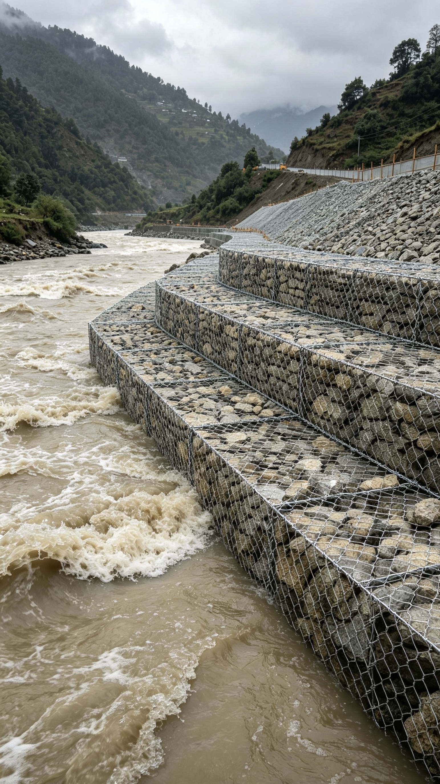 Najnowsze blogi firmy How Gabion Mattress Mesh Protects Nepal River Banks and Highway Slopes During Monsoon Season