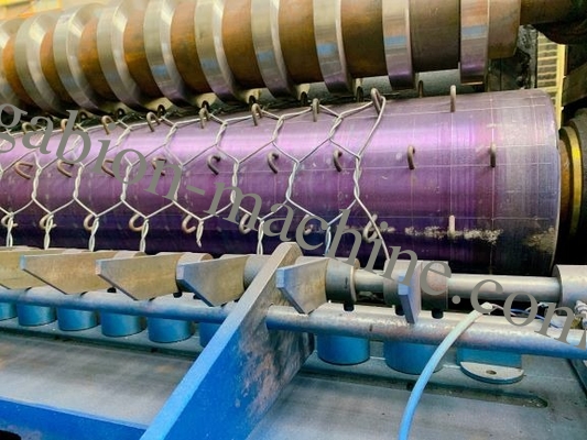 kupować Linię produkcyjną gabionów do wysokości 0,5 m-2 m koloru niebieskiego produkcja internetowa