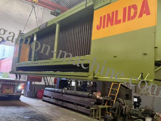 kupować LNWL-5 CNC Gabion Mesh Machine 4300mm szerokość robocza PLC Servo Drive do ochrony zbocza brzegu rzeki produkcja internetowa
