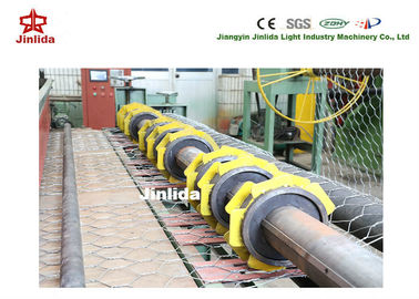 kupować Maszyna do prostowania siatki 4000 mm 2,3 kW Linia produkcyjna gabionów 6-25r / min produkcja internetowa
