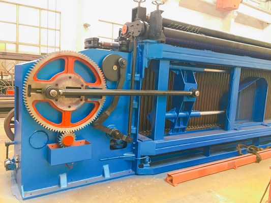 kupować 30kW Drut powlekany PVC 5m Maszyna gabionowa z podwójnym łańcuchem zębatym produkcja internetowa